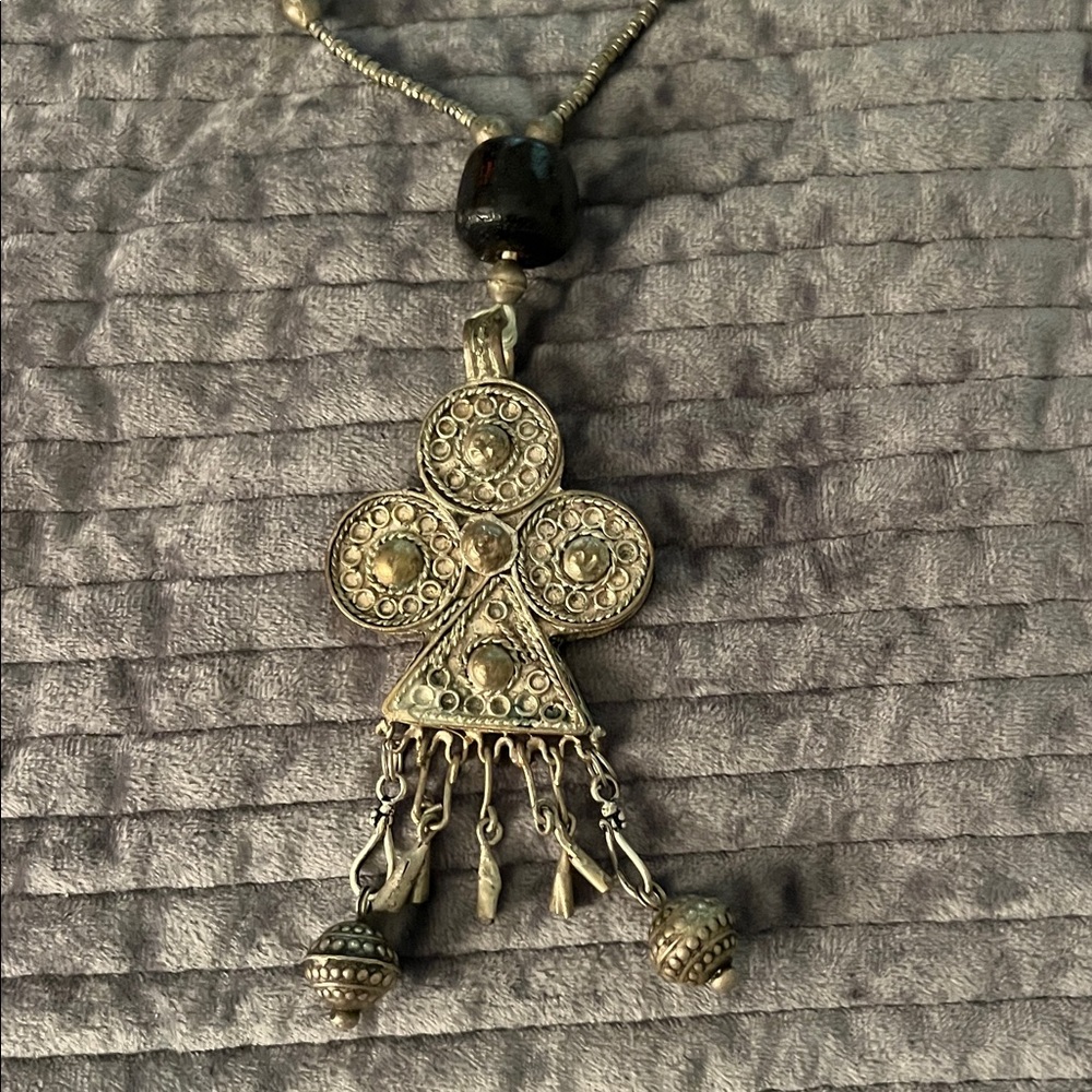Hand made Silver Pendant Necklace